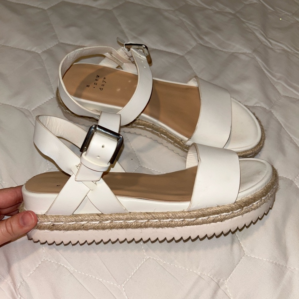 Target white sandals